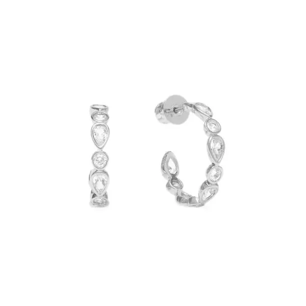 Melinda Maria Isla Hoop Earrings Harris Jeweler Troy, OH