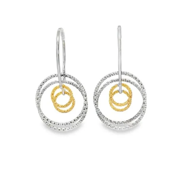 Multi-Circle Dangle Earrings Harris Jeweler Troy, OH