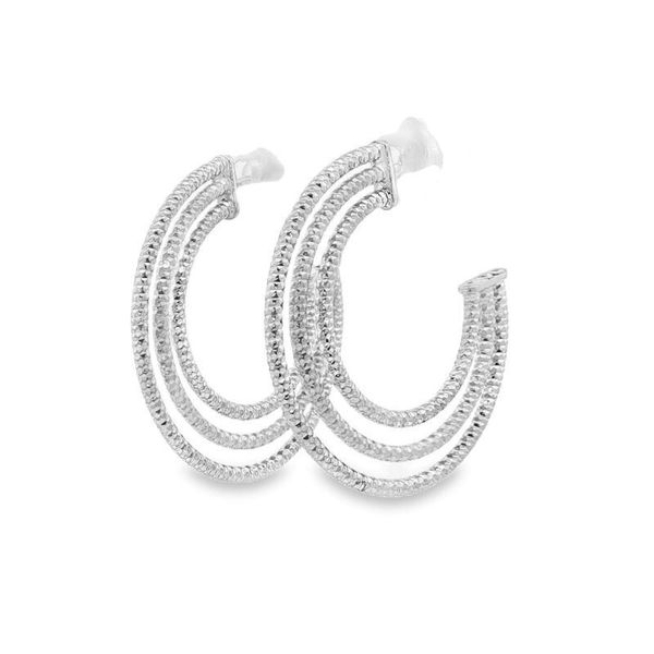 Brilliant Sparkle Hoop Earrings Harris Jeweler Troy, OH