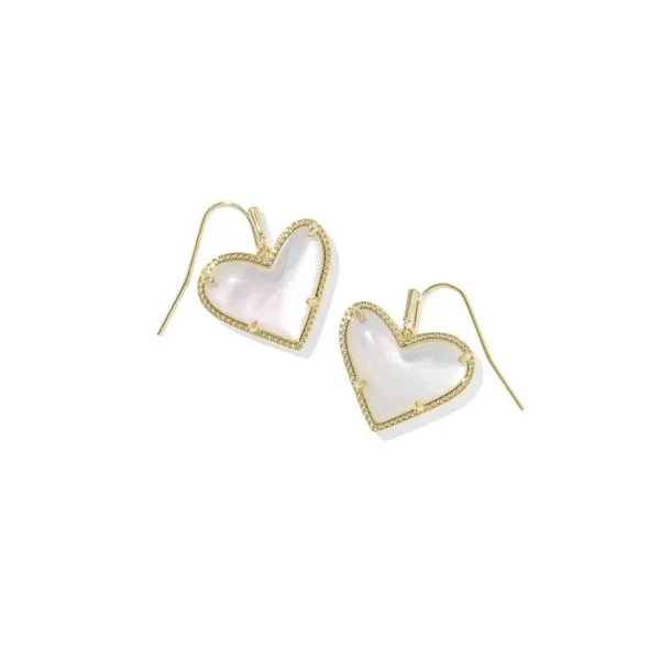 Kendra Scott Ari Heart Statement Earrings Harris Jeweler Troy, OH