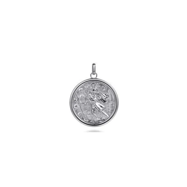 Sterling Silver St. Christopher Pendant Harris Jeweler Troy, OH