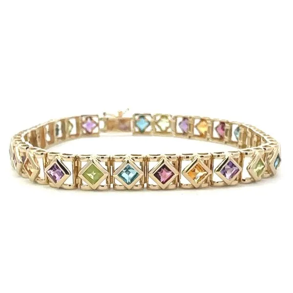 Multi-Gemstone Estate Bracelet Harris Jeweler Troy, OH