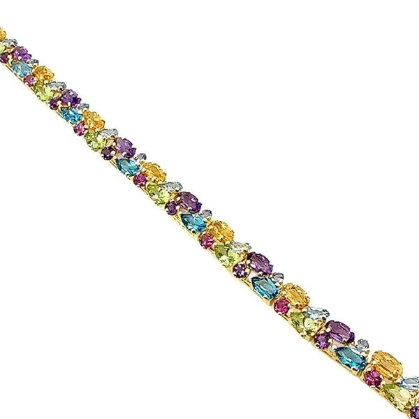 Multi-Gemstone Estate Bracelet Harris Jeweler Troy, OH