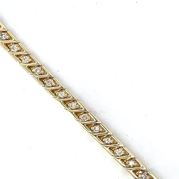 1 1/2CTW Estate Z-Link Diamond Bracelet Harris Jeweler Troy, OH