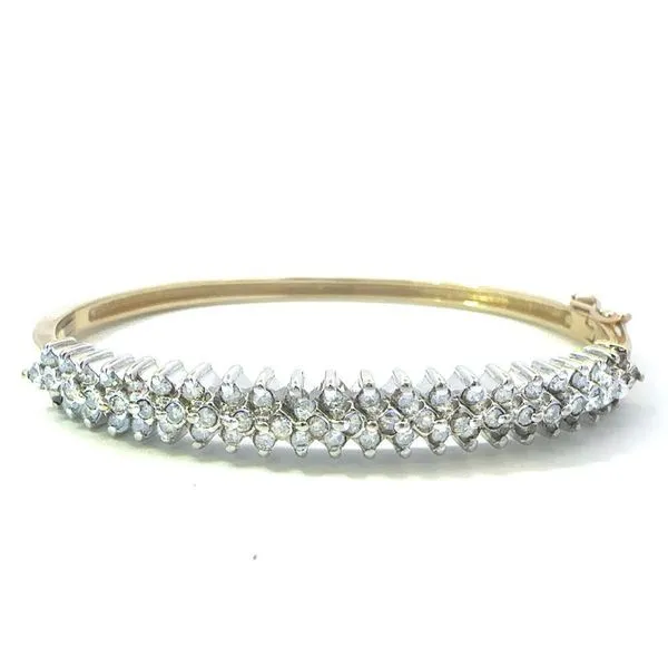 Diamond Bangle Estate Bracelet Harris Jeweler Troy, OH