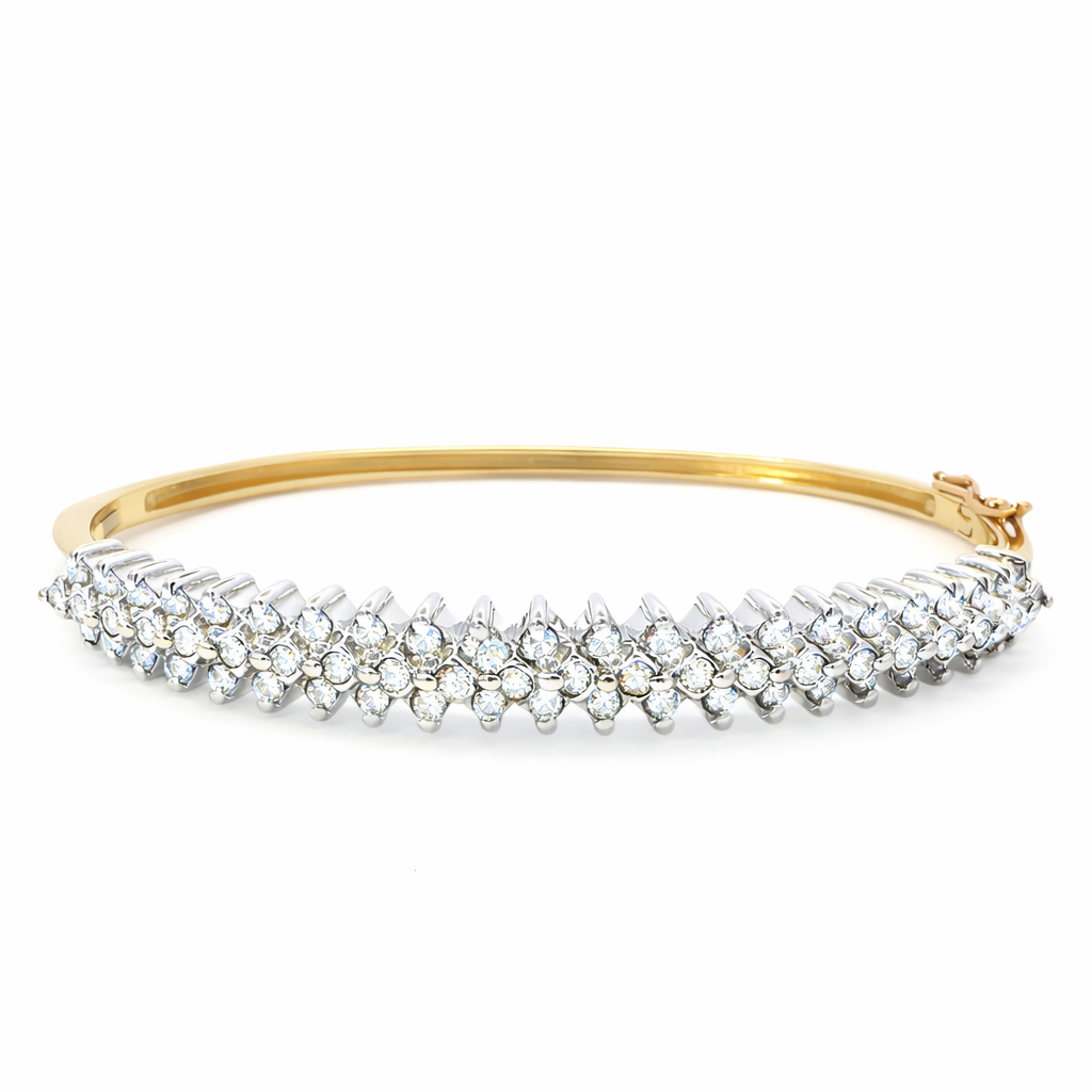 Diamond Bangle Estate Bracelet Harris Jeweler Troy, OH