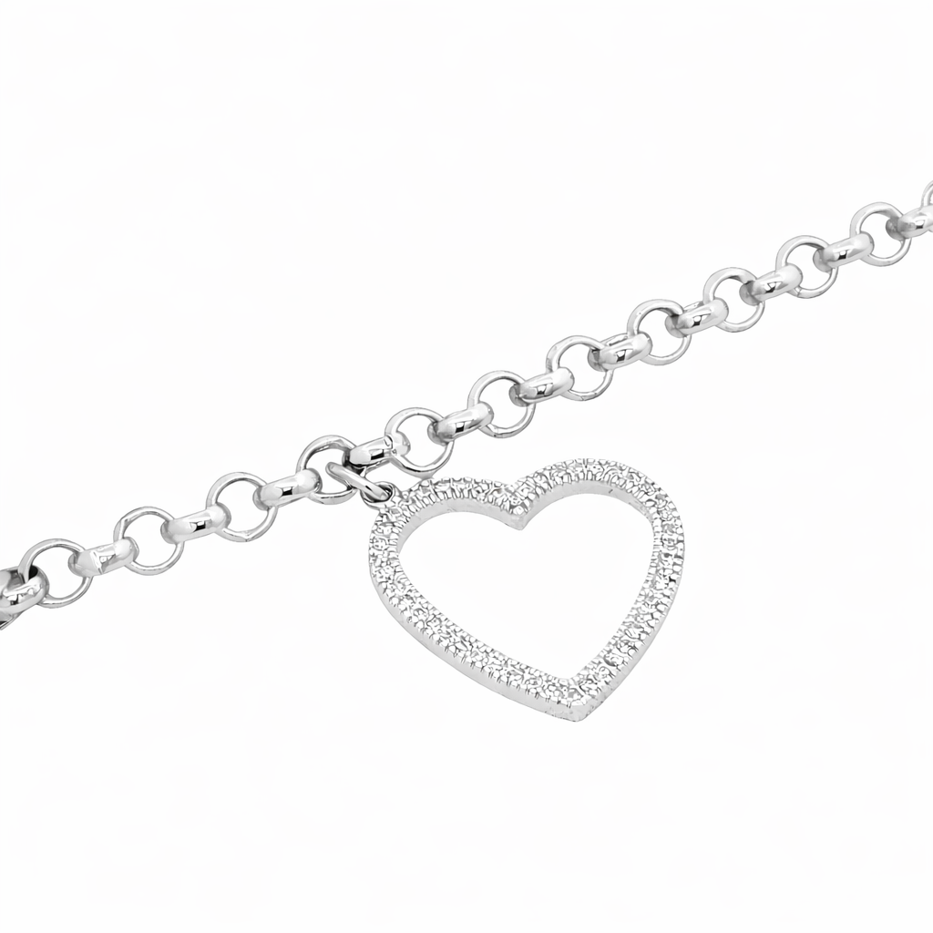 Diamond Heart Estate Bracelet Harris Jeweler Troy, OH