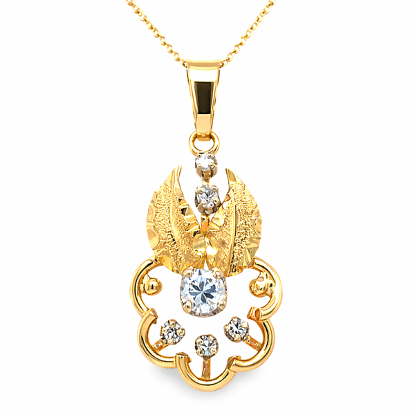 Handmade Estate Diamond Pendant Harris Jeweler Troy, OH