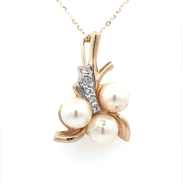 Pearl and Diamond Estate Enhancer Harris Jeweler Troy, OH