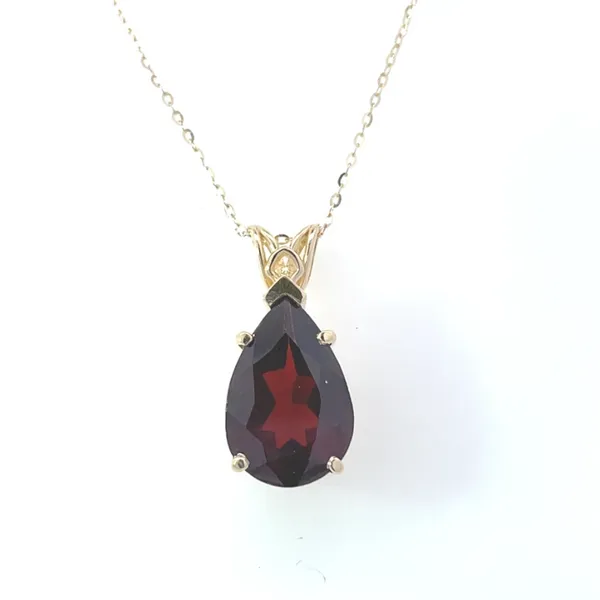 Garnet Estate Solitaire Pendant Harris Jeweler Troy, OH