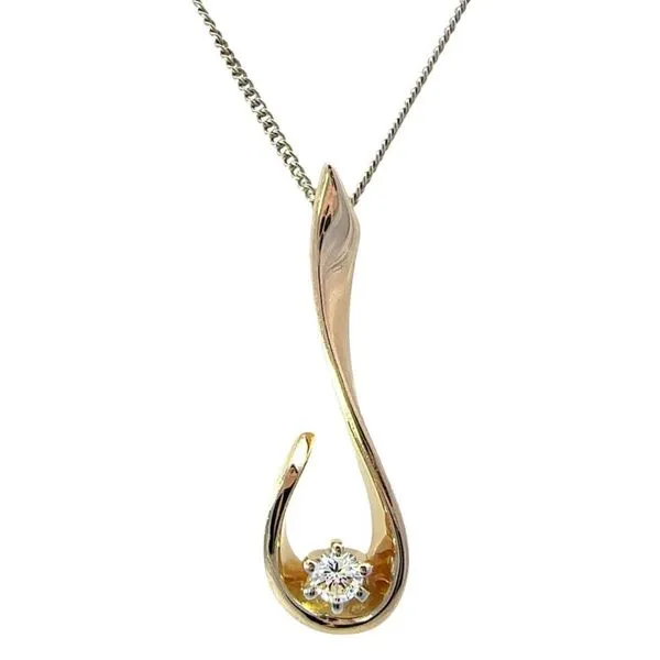 Diamond Estate Drop Pendant Harris Jeweler Troy, OH