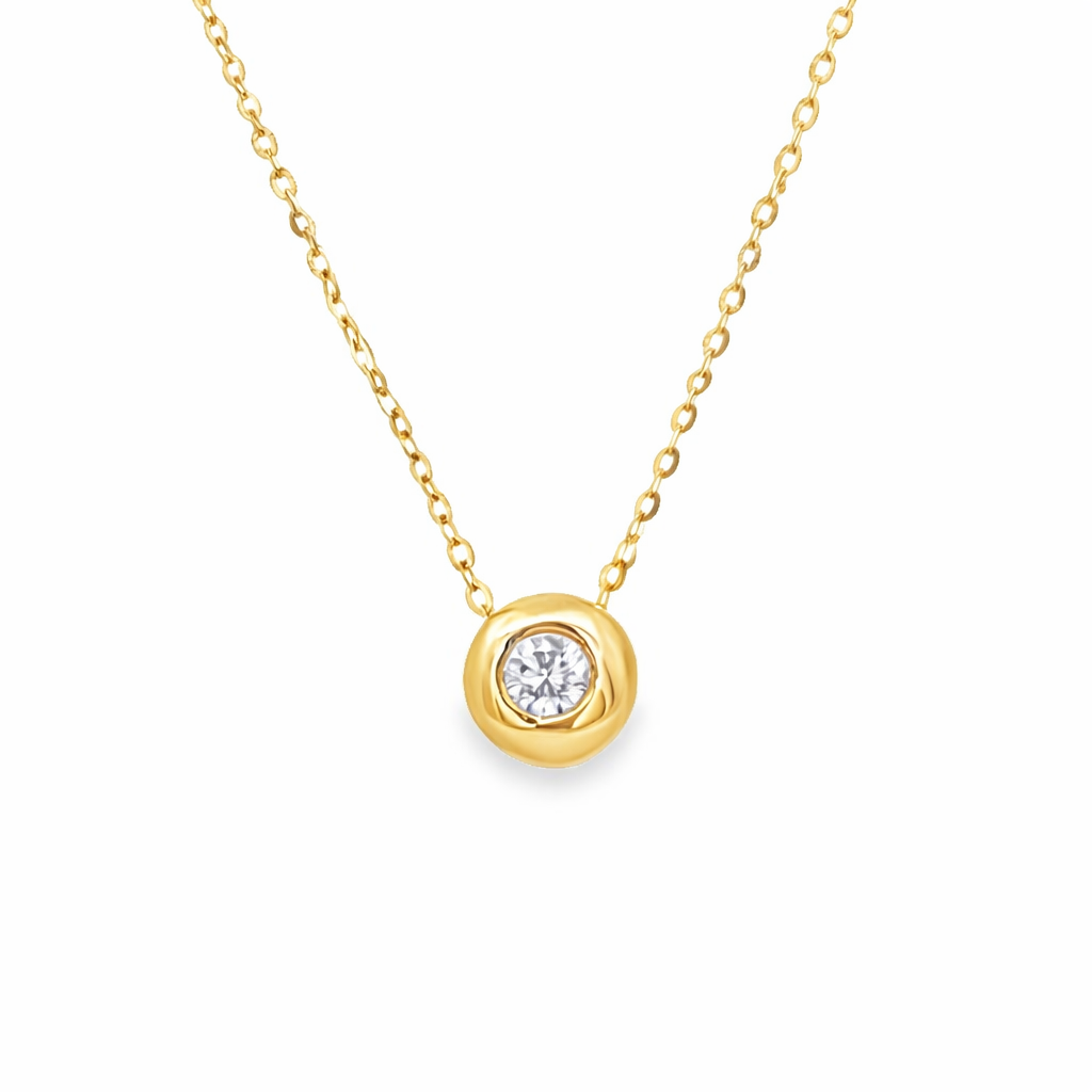 Diamond Estate Solitaire Pendant Harris Jeweler Troy, OH