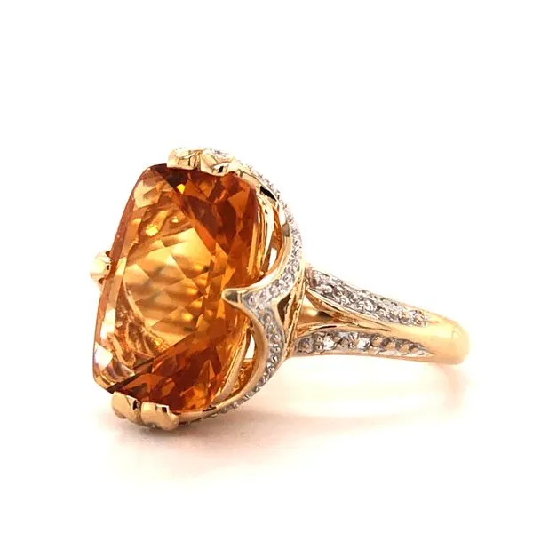 Citrine Estate Ring Harris Jeweler Troy, OH