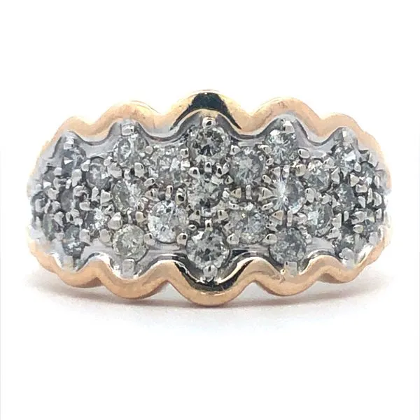 1CTW Pave Diamond Estate Band Harris Jeweler Troy, OH