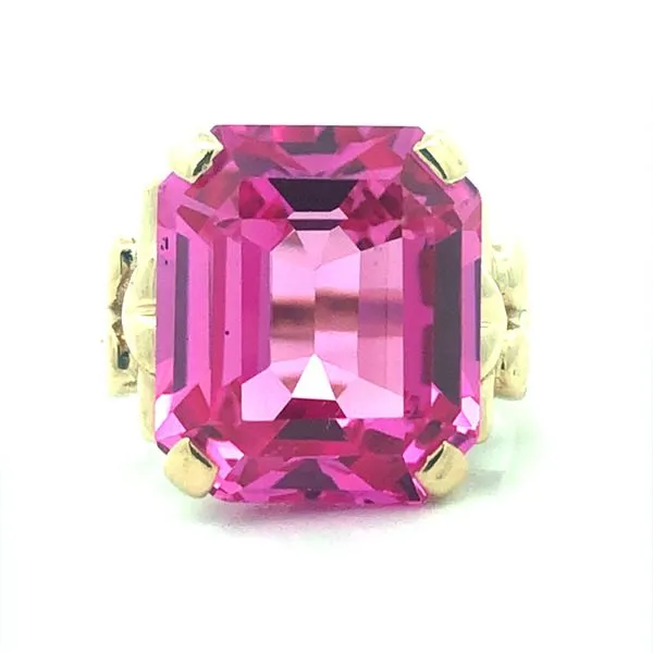 Estate Pink Cocktail Ring Harris Jeweler Troy, OH