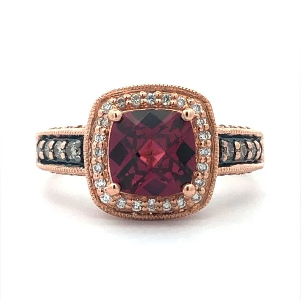 Le Vian Garnet and Chocolate Diamond Estate Ring Harris Jeweler Troy, OH