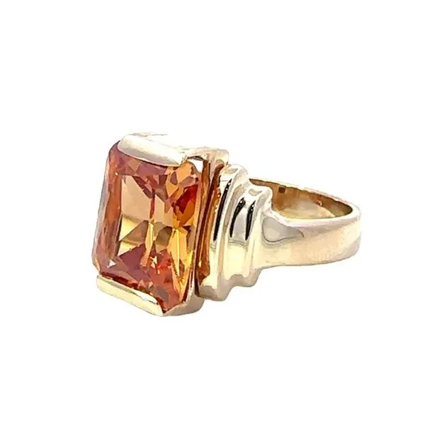 Yellow Topaz Estate Ring Harris Jeweler Troy, OH