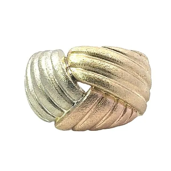 Tri-Color Woven Estate Ring Harris Jeweler Troy, OH