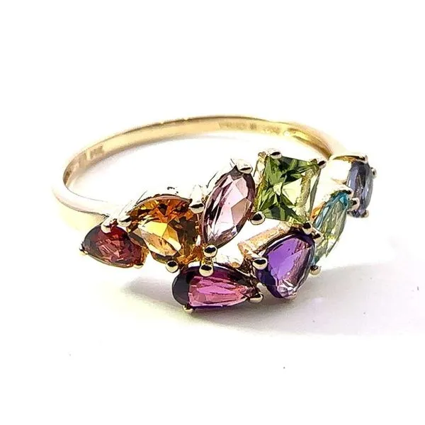 Multi-Gemstone Estate Ring Harris Jeweler Troy, OH