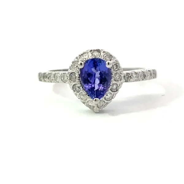 Tanzanite and Diamond Estate Ring Harris Jeweler Troy, OH