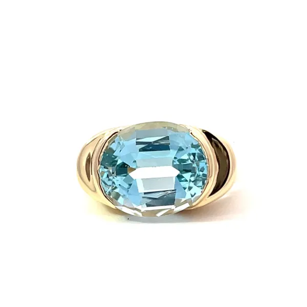 Blue Topaz Estate Ring Harris Jeweler Troy, OH