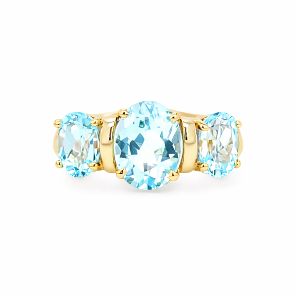 Blue Topaz Estate Ring Harris Jeweler Troy, OH