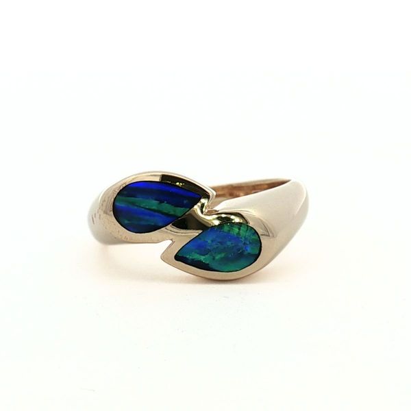Opal Inlay Estate Ring Harris Jeweler Troy, OH