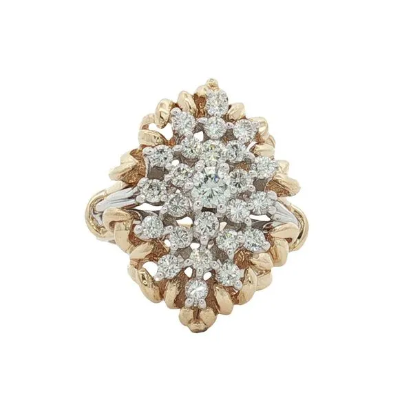 Custom Diamond Estate Ring Harris Jeweler Troy, OH