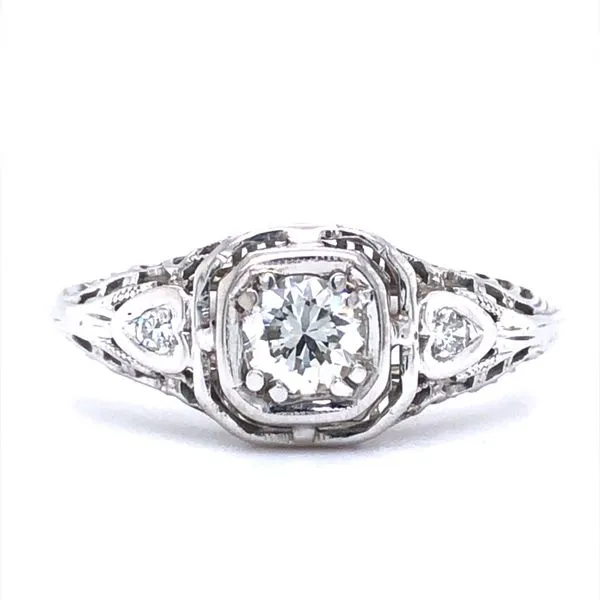 Estate Engagement Ring Harris Jeweler Troy, OH