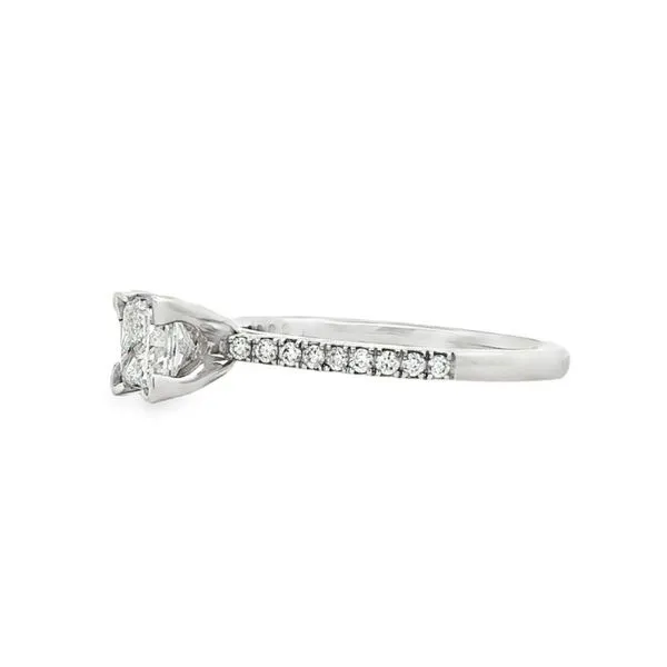 3/4CT Princess Cut Diamond Estate Engagement Ring - Propose Tonight! Image 2 Harris Jeweler Troy, OH