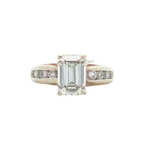 Emerald Cut Diamond Estate Engagement Ring - Propose Tonight! Harris Jeweler Troy, OH