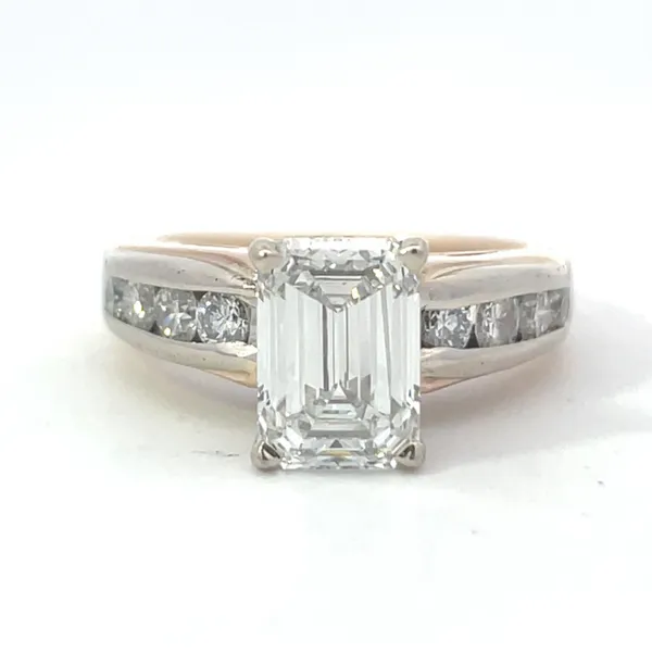 Emerald Cut Diamond Estate Engagement Ring - Propose Tonight! Harris Jeweler Troy, OH