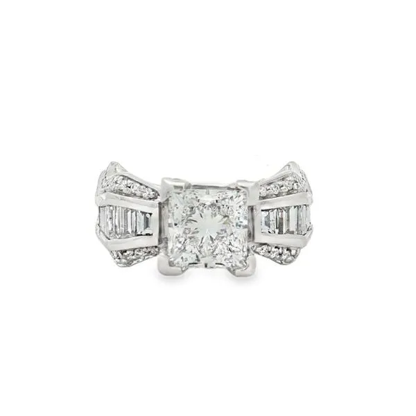 Princess Cut Diamond B.Mor Estate Engagement Ring - Propose Tonight! Harris Jeweler Troy, OH