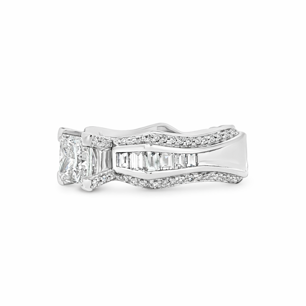 Princess Cut Diamond B.Mor Estate Engagement Ring - Propose Tonight! Harris Jeweler Troy, OH