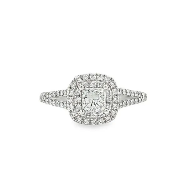 Disney Princess Cut Halo-Style Diamond Engagement Ring - Propose Tonight! Harris Jeweler Troy, OH