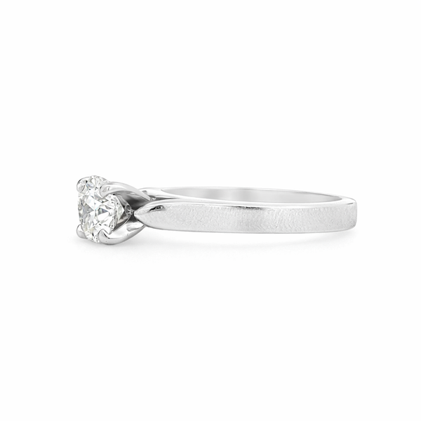 .84CT Solitaire Diamond Estate Engagement Ring - Propose Tonight! Image 2 Harris Jeweler Troy, OH