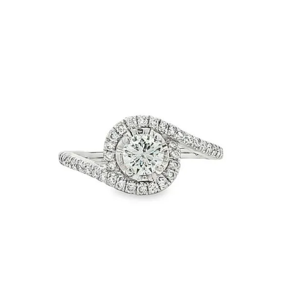 Gabriel & Co. Halo-Style Diamond Estate Engagement Ring - Propose Tonight! Harris Jeweler Troy, OH