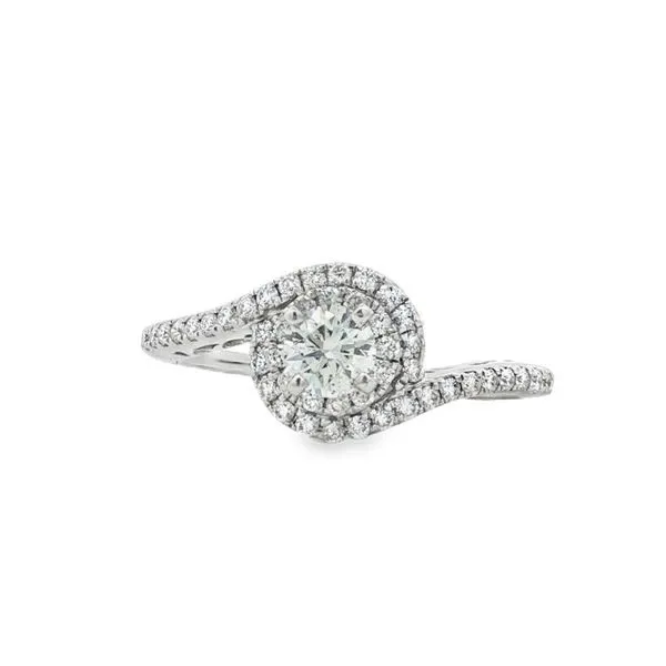 Tolkowsky Diamond Halo-Style Estate Engagement Ring - Propose Tonight! Harris Jeweler Troy, OH