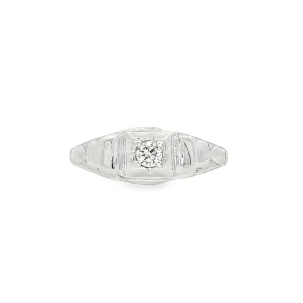 Art Deco Diamond Estate Engagement Ring - Propose Tonight! Harris Jeweler Troy, OH