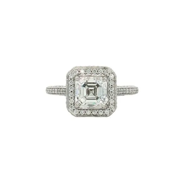 Assher Cut Diamond Estate Engagement Ring - Propose Tonight! Harris Jeweler Troy, OH
