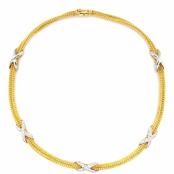 Gregg Ruth Diamond Estate Necklace Harris Jeweler Troy, OH