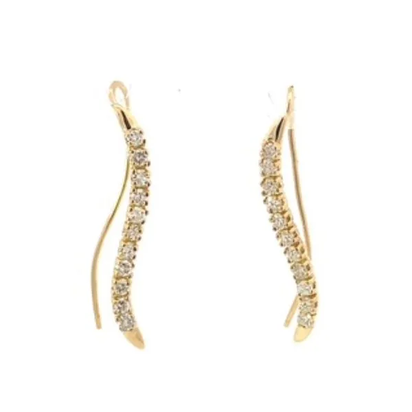 Diamond Estate Ear Pins