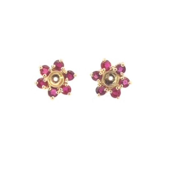 Ruby Estate Earring Jackets Harris Jeweler Troy, OH