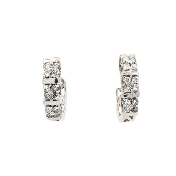 Diamond Estate Hoop Earrings Harris Jeweler Troy, OH