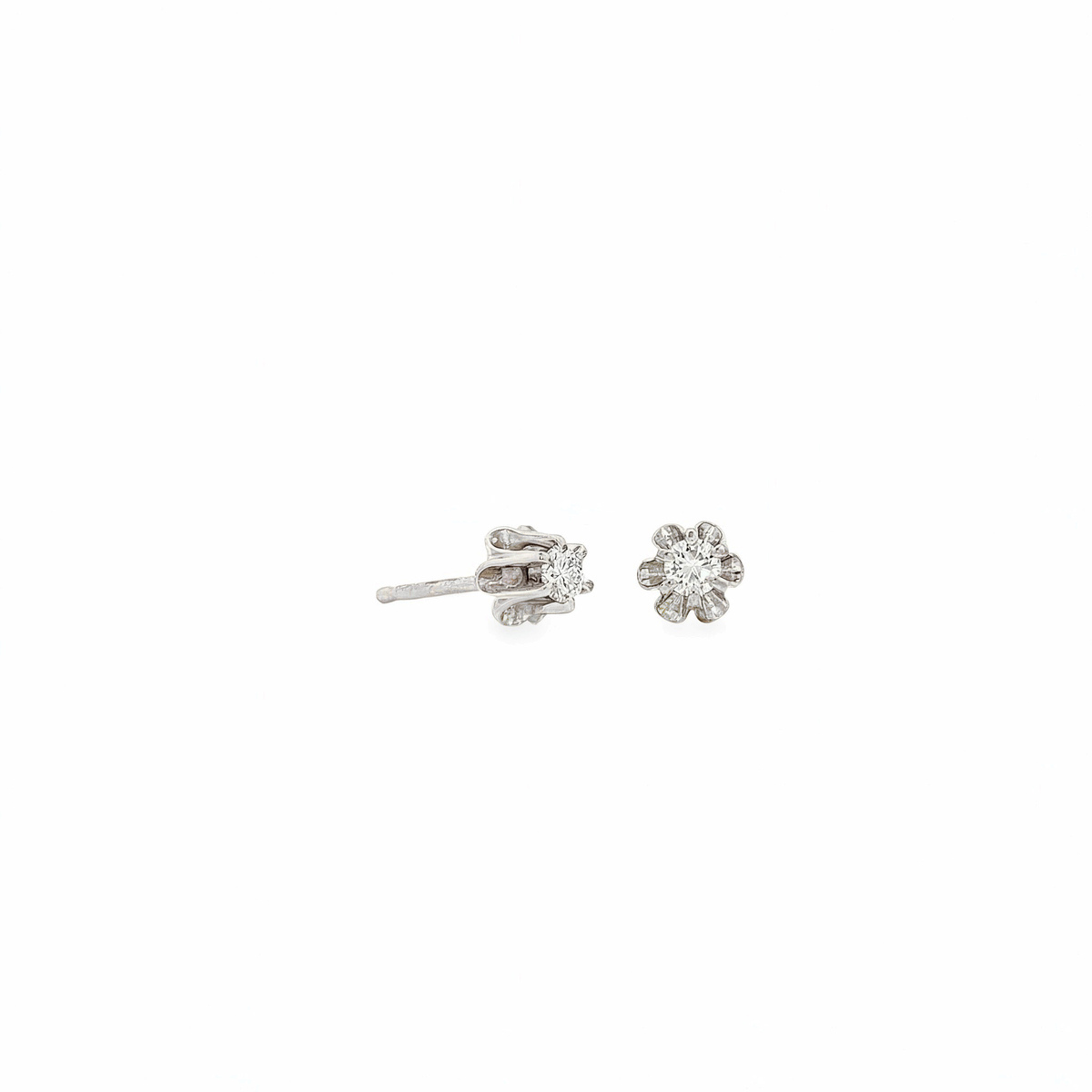 HARRIS 14K White Gold Estate Earrings Harris Jeweler Troy, OH