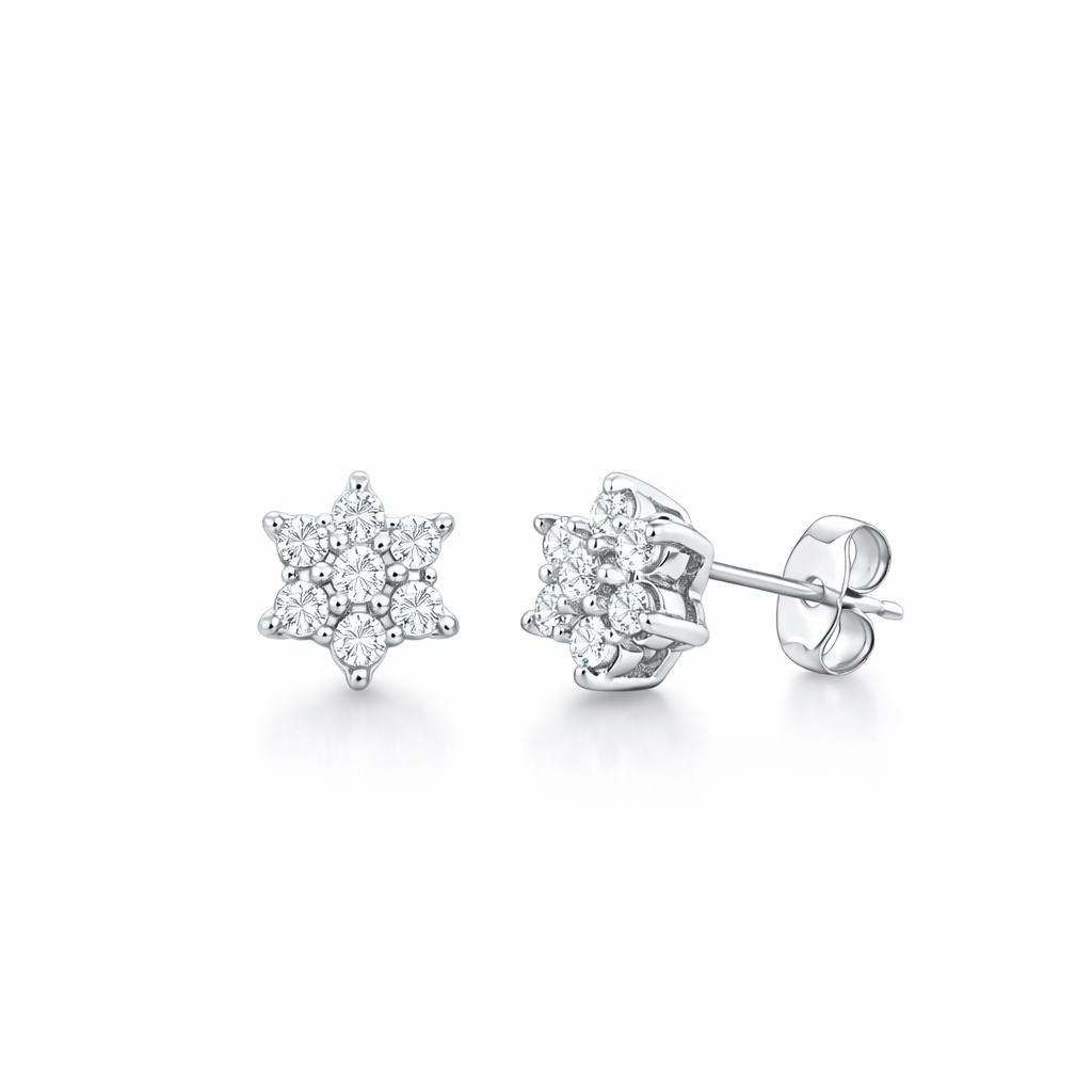 HARRIS 14K White Gold Estate Earrings Harris Jeweler Troy, OH