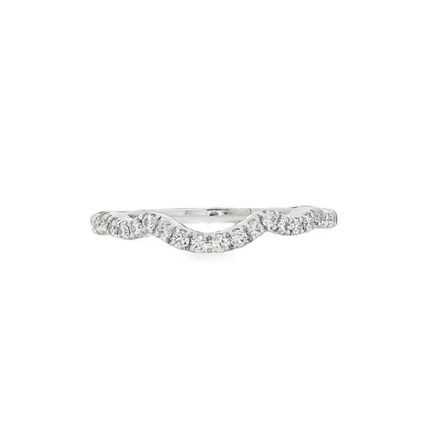 Double Diamond Estate Wedding Band Set Image 2 Harris Jeweler Troy, OH