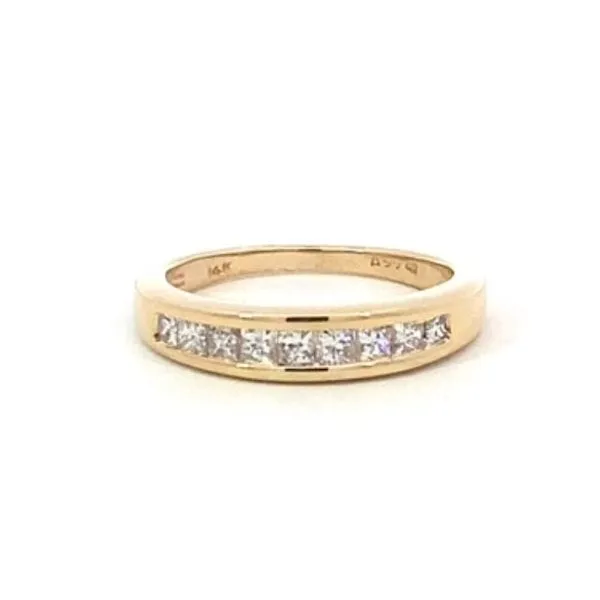 True Romance Curved Diamond Estate Wedding Band Harris Jeweler Troy, OH