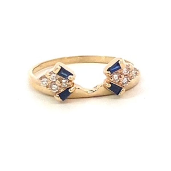 Sapphire and Diamond Estate Wrap Harris Jeweler Troy, OH