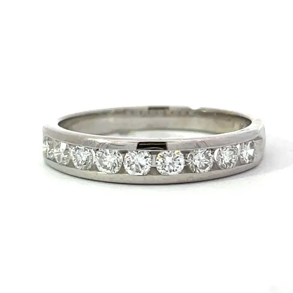 Diamond Channel Wedding Band